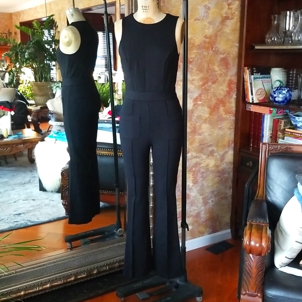 Anthropologie Black Jumpsuit